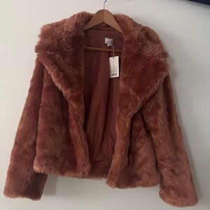 a new day Plush Teddy Jacket winter furry coat